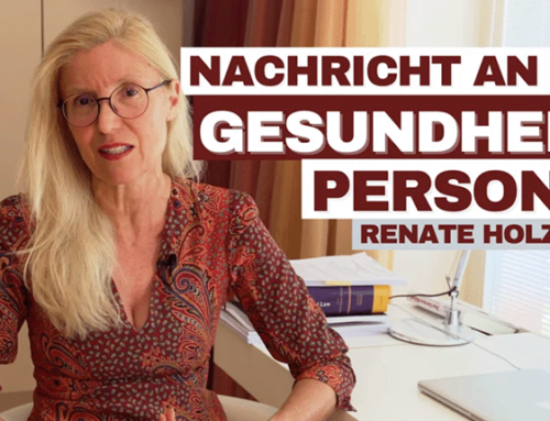 Nachricht an das Gesundheitspersonal