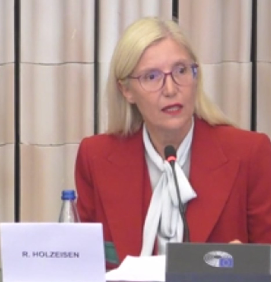 VITA: Renate Holzeisen in STRASSBURG 13 Sept. 2023 (EU-Parlament)