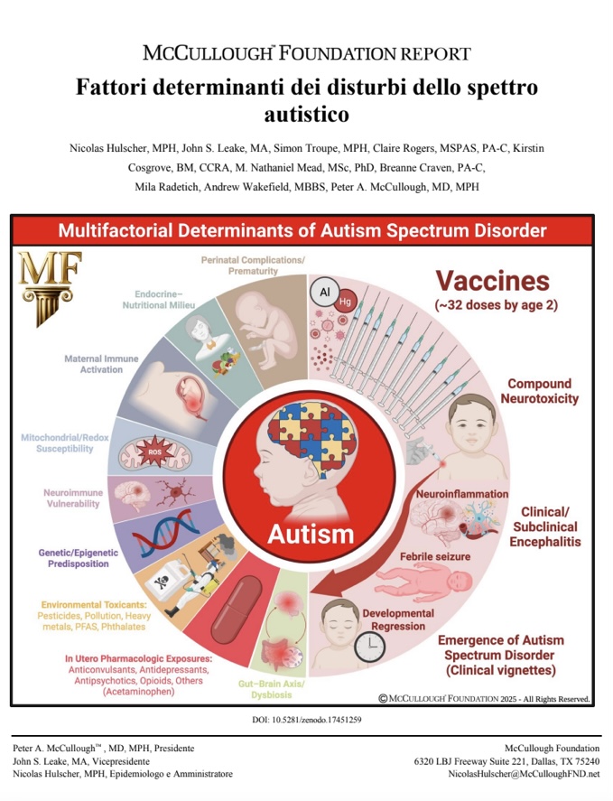 Uno studio meta-analitico pubblicato ieri negli Stati Uniti conferma che il proliferante programma di vaccinazione pediatrica è il fattore determinante dell’esplosione dei disturbi dello spettro autistico